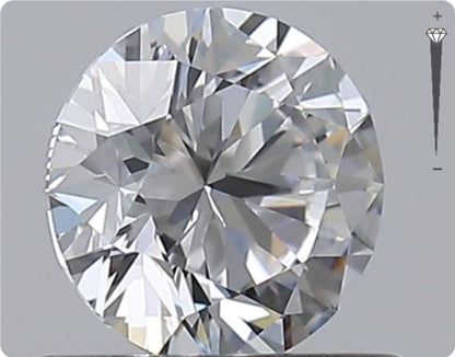 Natural 0.57ct GIA Diamond | Color D | Clarity IF | Round Brilliant Cut | EX EX EX #D10329