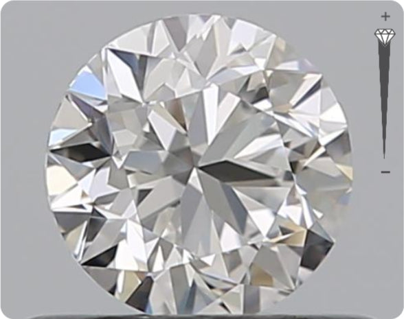 Natural 0.50ct GIA Diamond | Color D | Clarity VS1 | Round Cut | VG EX VG #D10330