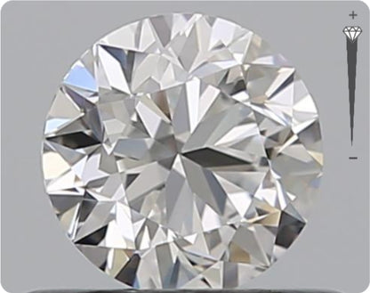Natural 0.50ct GIA Diamond | Color D | Clarity VS1 | Round Cut | VG EX VG #D10330