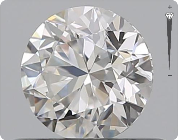 Natural 0.50ct GIA Diamond | Color D | Clarity VS1 | Round Cut | VG EX VG #D10330