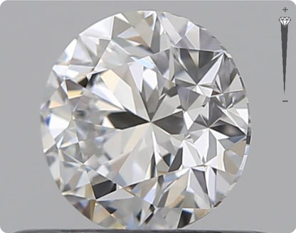 Natural 0.50ct GIA Diamond | Color D | Clarity IF | Round Brilliant Cut | VG VG VG #D10335