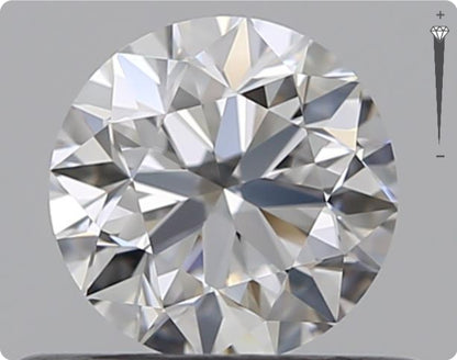 Natural 0.50ct GIA Diamond | Color D | Clarity IF | Round Brilliant Cut | VG VG VG #D10335