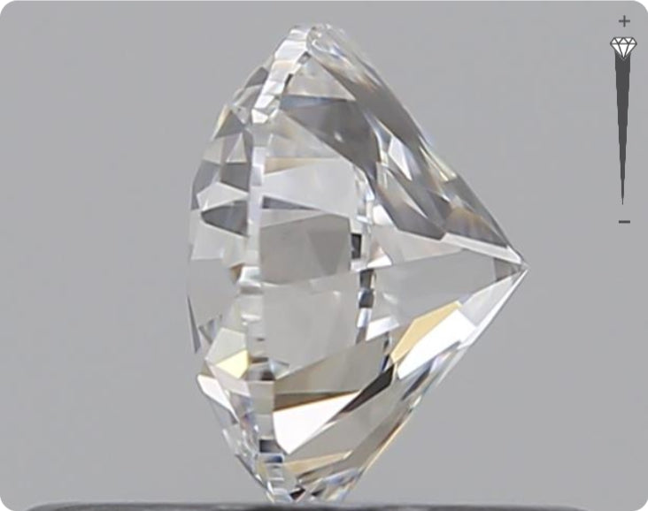 Natural 0.50ct GIA Diamond | Color D | Clarity IF | Round Brilliant Cut | VG VG VG #D10335
