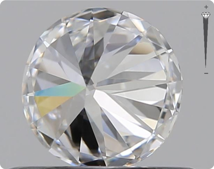 Natural 0.50ct GIA Diamond | Color D | Clarity IF | Round Brilliant Cut | VG VG VG #D10335