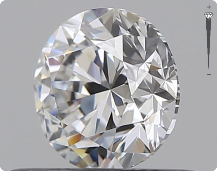 Natural 0.50ct GIA Diamond | Color D | Clarity IF | Round Brilliant Cut | VG VG VG #D10335