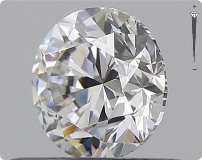 Natural 0.50ct GIA Diamond | Color D | Clarity IF | Round Brilliant Cut | VG VG VG #D10335