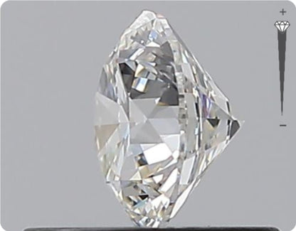 Natural 0.52ct GIA Diamond | Color F | Clarity VVS2 | Round Cut | EX EX EX #D10338
