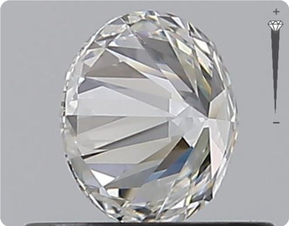 Natural 0.52ct GIA Diamond | Color F | Clarity VVS2 | Round Cut | EX EX EX #D10338