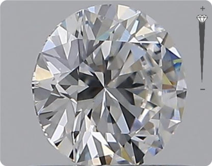 Natural 0.51ct GIA Diamond | Color D | Clarity VS1 | Round Cut | EX EX EX #D10345