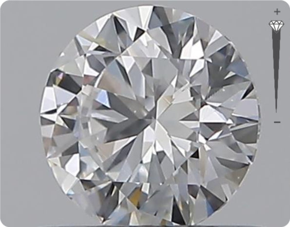 Natural 0.51ct GIA Diamond | Color D | Clarity VS1 | Round Cut | EX EX EX #D10345