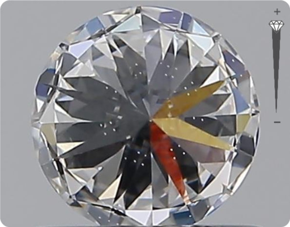 Natural 0.51ct GIA Diamond | Color D | Clarity VS1 | Round Cut | EX EX EX #D10345