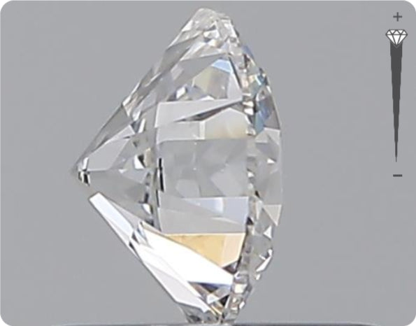 Natural 0.51ct GIA Diamond | Color D | Clarity VS1 | Round Cut | EX EX EX #D10345