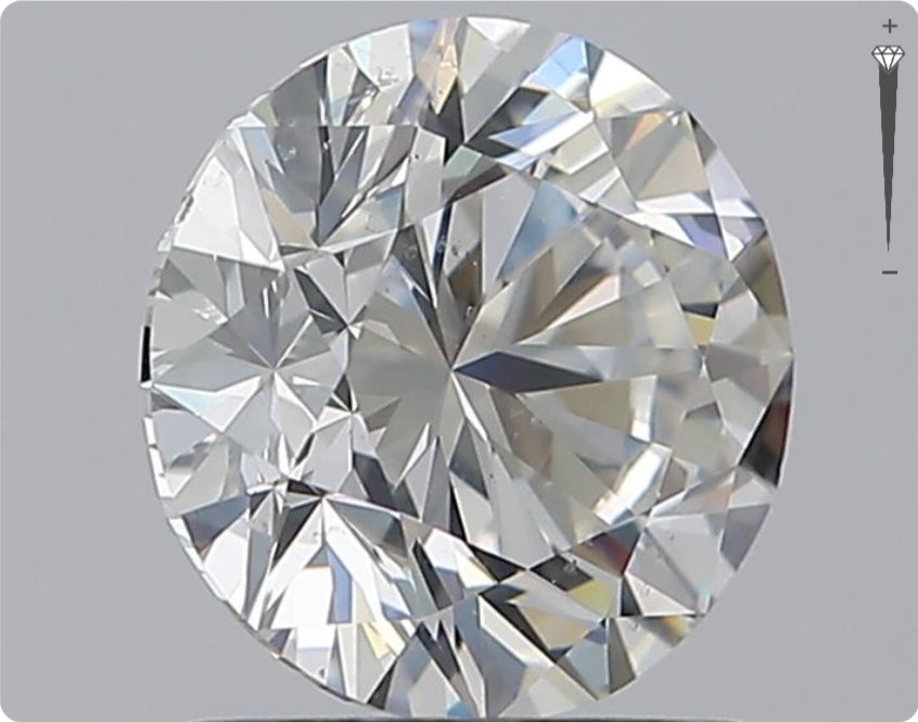 Natural 1.50ct GIA Diamond | Color H | Clarity SI1 | Round Brilliant | EX EX EX #D10347