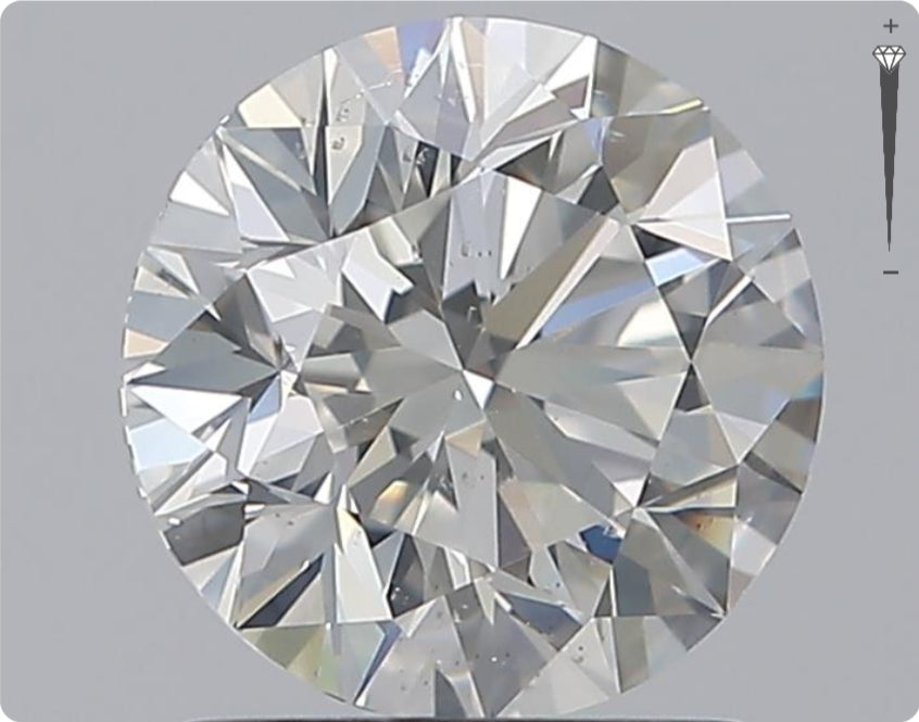 Natural 1.50ct GIA Diamond | Color H | Clarity SI1 | Round Brilliant | EX EX EX #D10347