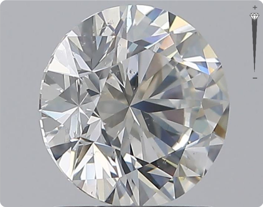 Natural 1.50ct GIA Diamond | Color H | Clarity SI1 | Round Brilliant | EX EX EX #D10347