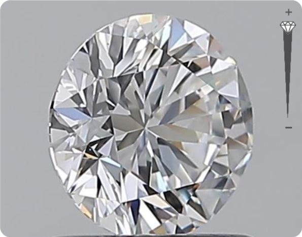 Natural 0.90ct GIA Diamond | Color D | Clarity IF | Round Cut | EX EX EX #D10357