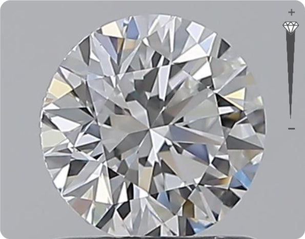 Natural 0.90ct GIA Diamond | Color D | Clarity IF | Round Cut | EX EX EX #D10357