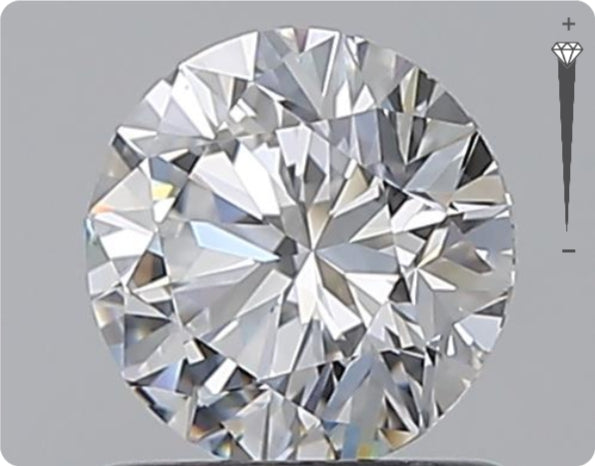 Natural 0.90ct GIA Diamond | Color D | Clarity IF | Round Cut | EX EX EX #D10357