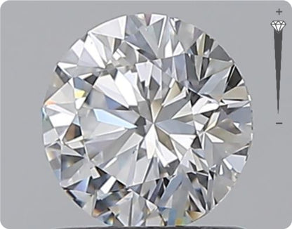 Natural 0.90ct GIA Diamond | Color D | Clarity IF | Round Cut | EX EX EX #D10357
