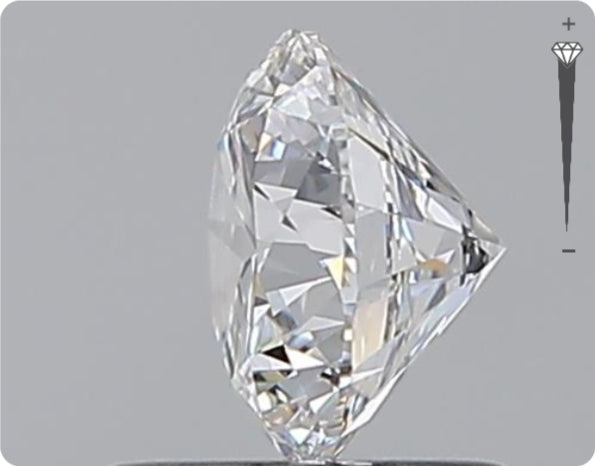 Natural 0.90ct GIA Diamond | Color D | Clarity IF | Round Cut | EX EX EX #D10357