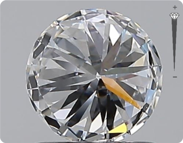 Natural 0.90ct GIA Diamond | Color D | Clarity IF | Round Cut | EX EX EX #D10357