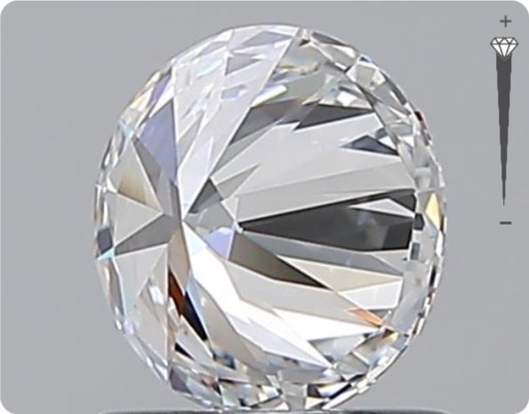 Natural 0.90ct GIA Diamond | Color D | Clarity IF | Round Cut | EX EX EX #D10357