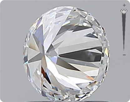 Natural 0.90ct GIA Diamond | Color D | Clarity IF | Round Cut | EX EX EX #D10357