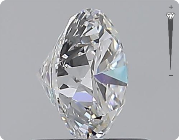 Natural 0.90ct GIA Diamond | Color D | Clarity IF | Round Cut | EX EX EX #D10357