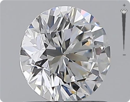 Natural 0.90ct GIA Diamond | Color D | Clarity IF | Round Cut | EX EX EX #D10357