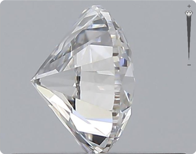 Natural 0.50ct GIA Diamond | Color D | Clarity VS1 | Round Cut | VG VG VG #D10362