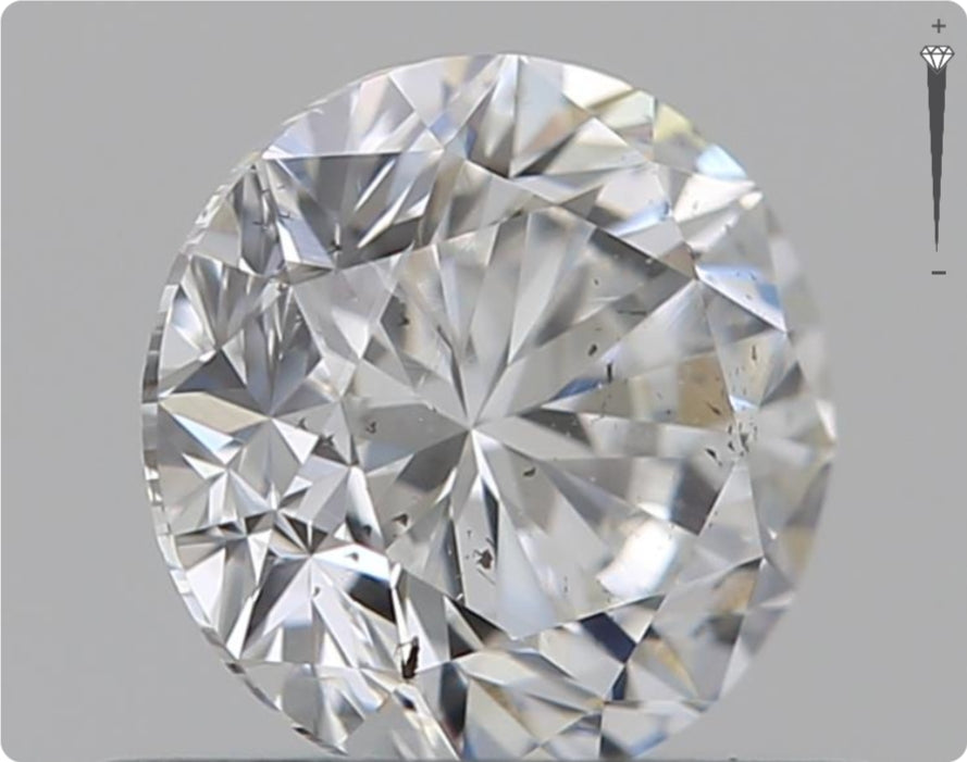 Natural 0.50ct GIA Diamond | Color E | Clarity SI2 | Round Brilliant Cut | GD GD VG #D10368