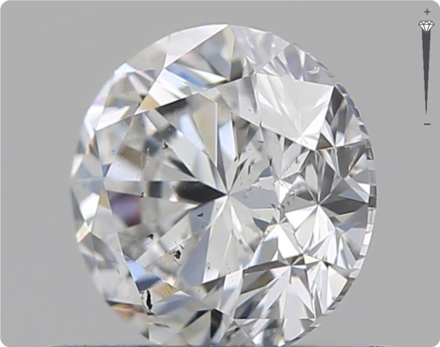 Natural 0.50ct GIA Diamond | Color E | Clarity SI2 | Round Brilliant Cut | GD GD VG #D10368