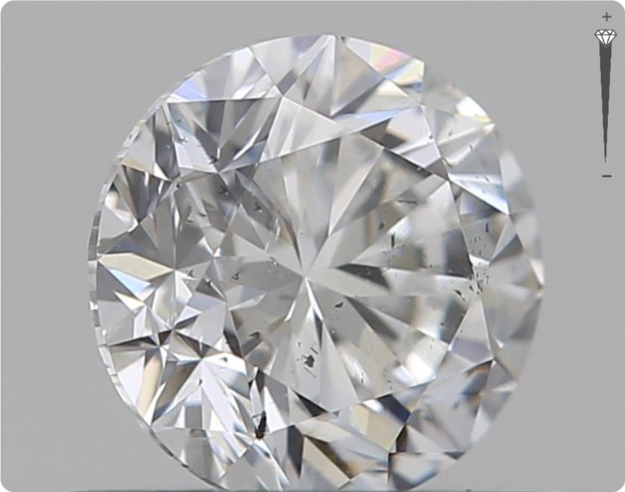 Natural 0.50ct GIA Diamond | Color E | Clarity SI2 | Round Brilliant Cut | GD GD VG #D10368