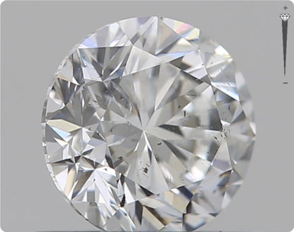 Natural 0.50ct GIA Diamond | Color E | Clarity SI2 | Round Brilliant Cut | GD GD VG #D10368