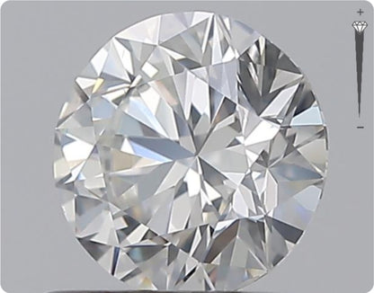 Natural 0.70ct GIA Diamond | Color G | Clarity SI1 | Round Cut | EX EX VG #D10369