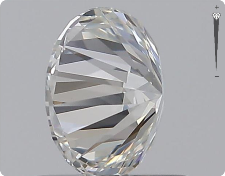 Natural 0.70ct GIA Diamond | Color G | Clarity SI1 | Round Cut | EX EX VG #D10369