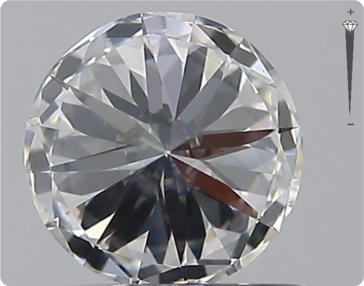 Natural 0.70ct GIA Diamond | Color G | Clarity SI1 | Round Cut | EX EX VG #D10369