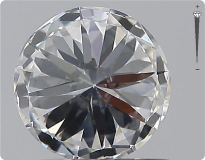 Natural 0.70ct GIA Diamond | Color G | Clarity SI1 | Round Cut | EX EX VG #D10369