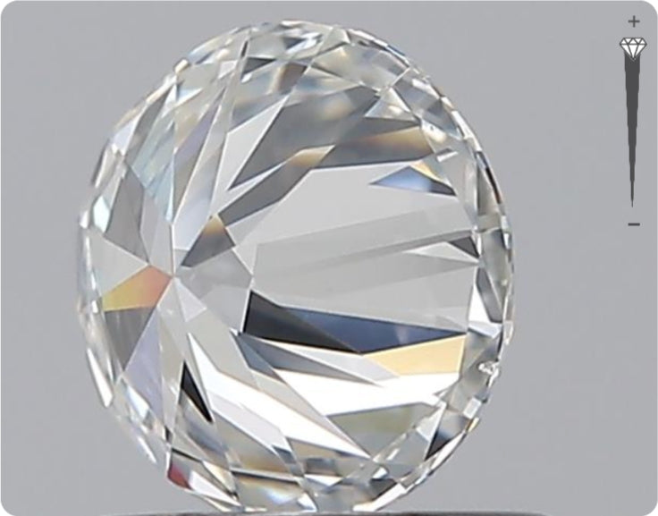 Natural 0.70ct GIA Diamond | Color G | Clarity SI1 | Round Cut | EX EX VG #D10369