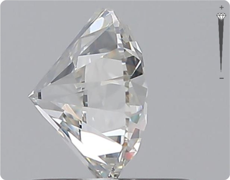 Natural 0.70ct GIA Diamond | Color G | Clarity SI1 | Round Cut | EX EX VG #D10369