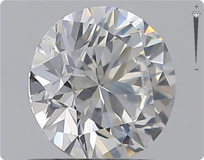 Natural 0.70ct GIA Diamond | Color G | Clarity SI1 | Round Cut | EX EX VG #D10369