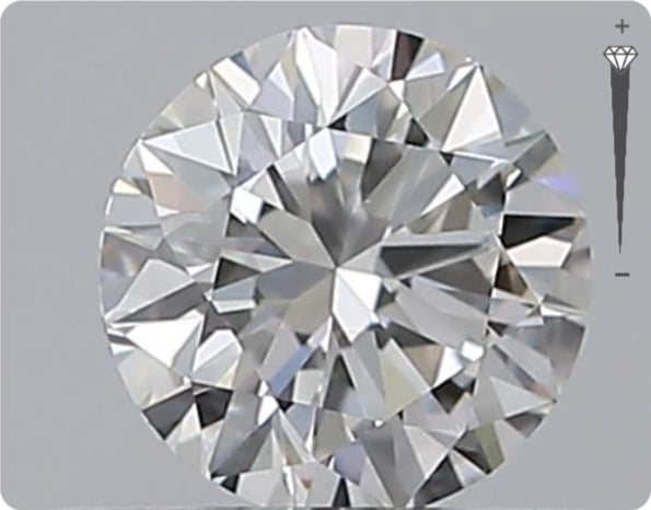 Natural 0.50ct GIA Diamond | Color F | Clarity VVS2 | Round Brilliant Cut | VG EX GD #D10370