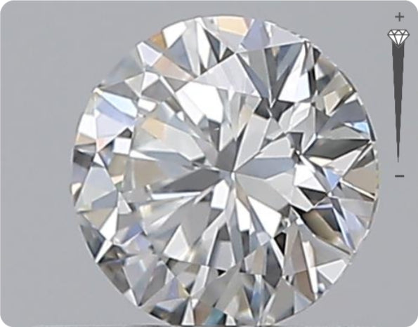 Natural 0.50ct GIA Diamond | Color F | Clarity VVS2 | Round Brilliant Cut | VG EX GD #D10370