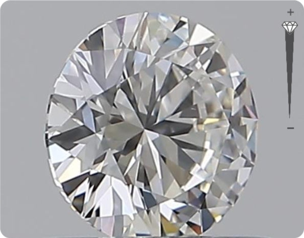 Natural 0.51ct GIA Diamond | Color E | Clarity VS1 | Round Brilliant Cut | EX EX EX #D10371