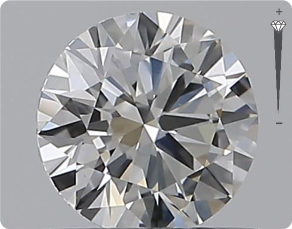 Natural 0.51ct GIA Diamond | Color E | Clarity VS1 | Round Brilliant Cut | EX EX EX #D10371