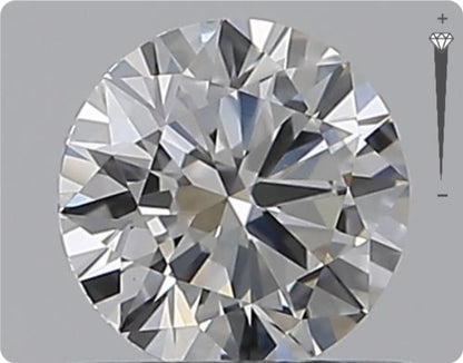 Natural 0.51ct GIA Diamond | Color E | Clarity VS1 | Round Brilliant Cut | EX EX EX #D10371