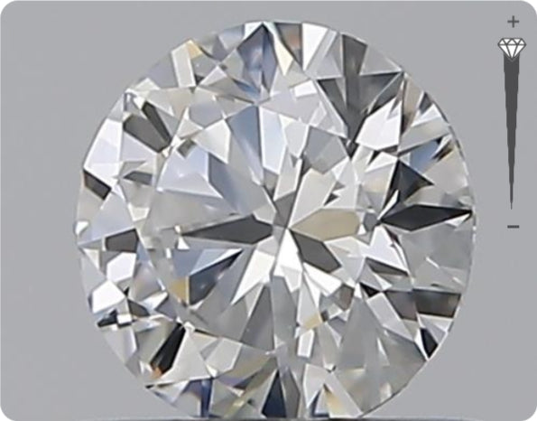 Natural 0.51ct GIA Diamond | Color E | Clarity VS1 | Round Brilliant Cut | EX EX EX #D10371