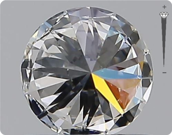 Natural 0.51ct GIA Diamond | Color E | Clarity VS1 | Round Brilliant Cut | EX EX EX #D10371