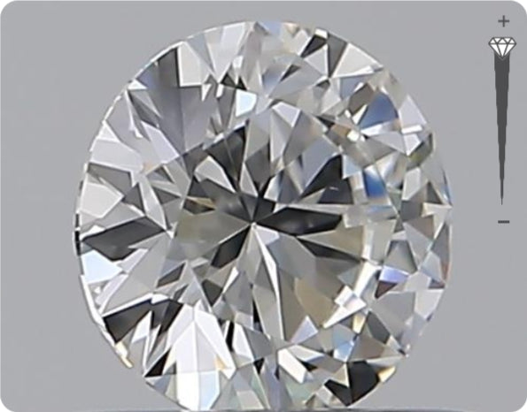 Natural 0.51ct GIA Diamond | Color E | Clarity VS1 | Round Brilliant Cut | EX EX EX #D10371