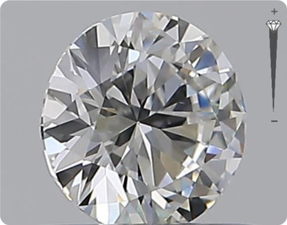 Natural 0.51ct GIA Diamond | Color E | Clarity VS1 | Round Brilliant Cut | EX EX EX #D10371